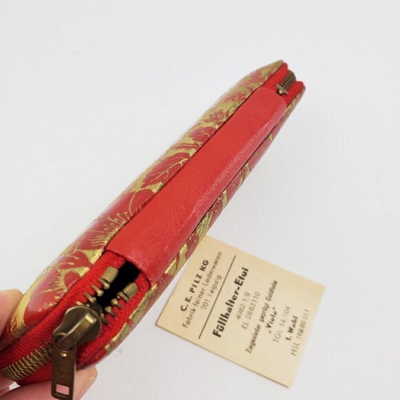 Heiko 542 Ballpoint Pen Vintage German w/ Zipper Case C.E. Pilz Fullhalter-Etui - Picture 9 of 14